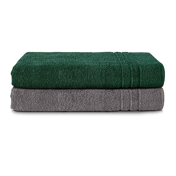 Komfortec Saunatuch Frotte aus 100% Baumwolle, Frottee (Packung, 2-St), 80x günstig online kaufen