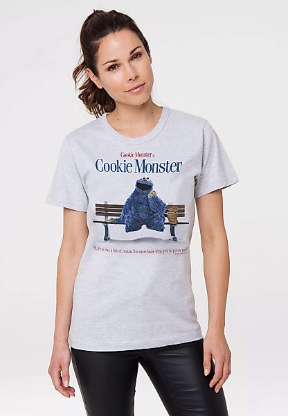 LOGOSHIRT T-Shirt "Sesamstraße – Krümelmonster", mit coolem Print günstig online kaufen