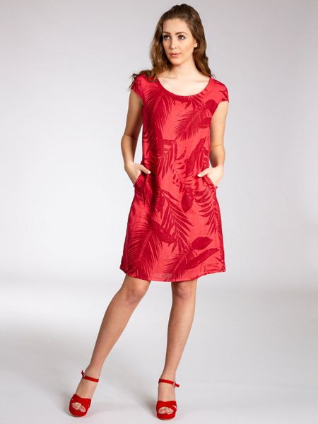 Caspar Sommerkleid SKL027 knielanges elegantes Damen günstig online kaufen