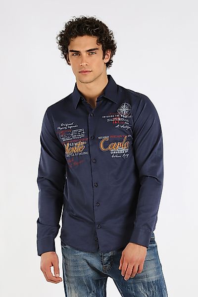 Megaman Jeans Langarmhemd Herren Langarmhemd Elegant günstig online kaufen
