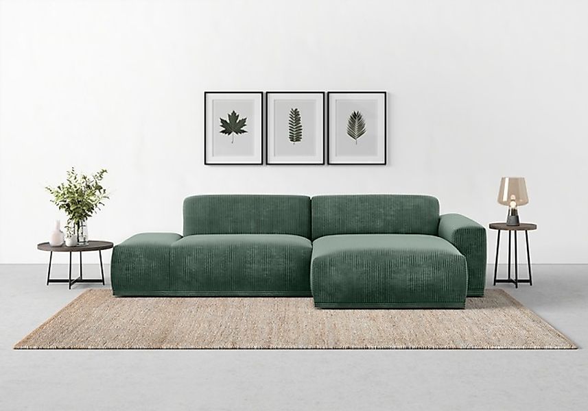 TRENDMANUFAKTUR Ecksofa »Braga, mit hochwertigem Kaltschaum, L-Form, in Cor günstig online kaufen