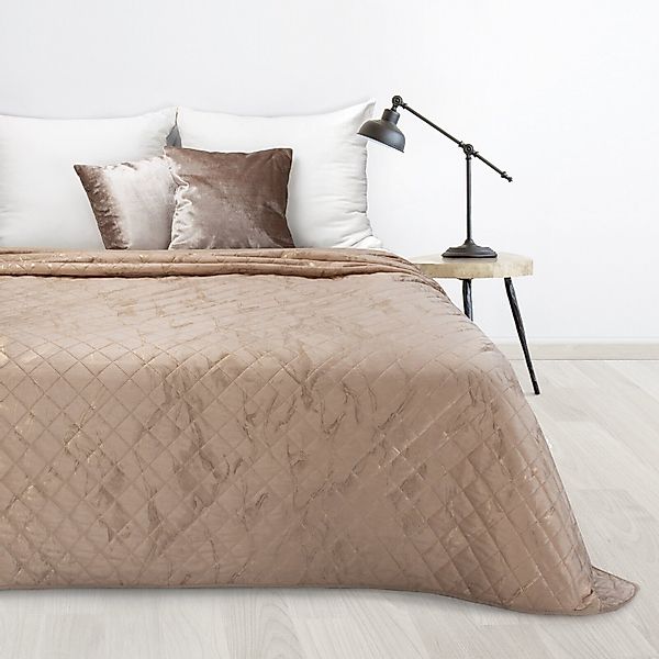 Design91 Tagesdecke Mikrofaser Sommerdecke Bettüberwurf Goldendes günstig online kaufen