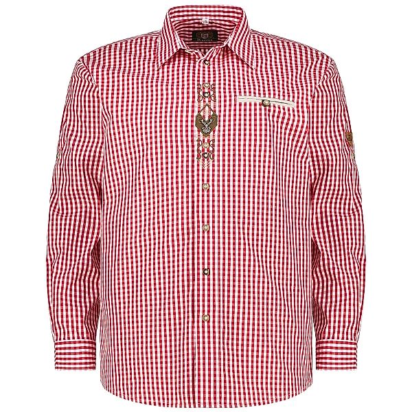 Orbis Kariertes Trachtenhemd Farbe rot Größe: 6XL günstig online kaufen