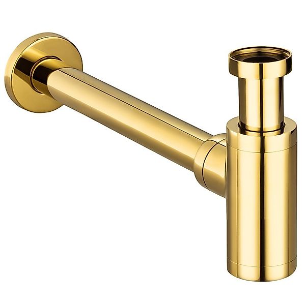 Sanlingo Ablaufgarnitur Gold Röhrensiphon Siphon Sifon Geruchsverschluss Ba günstig online kaufen