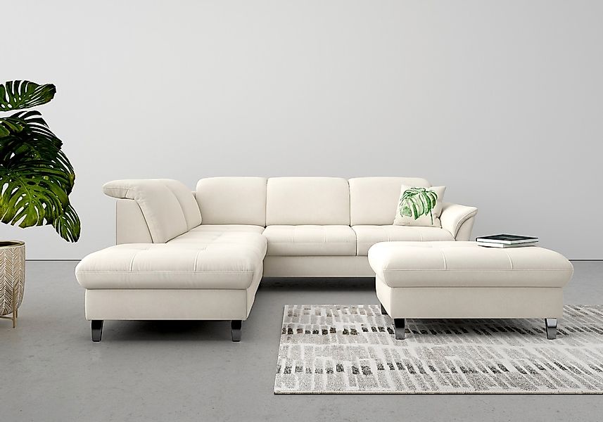 sit&more Ecksofa "Maggiore L-Form", wahlweise mit Kopfteilverstellung, Bett günstig online kaufen