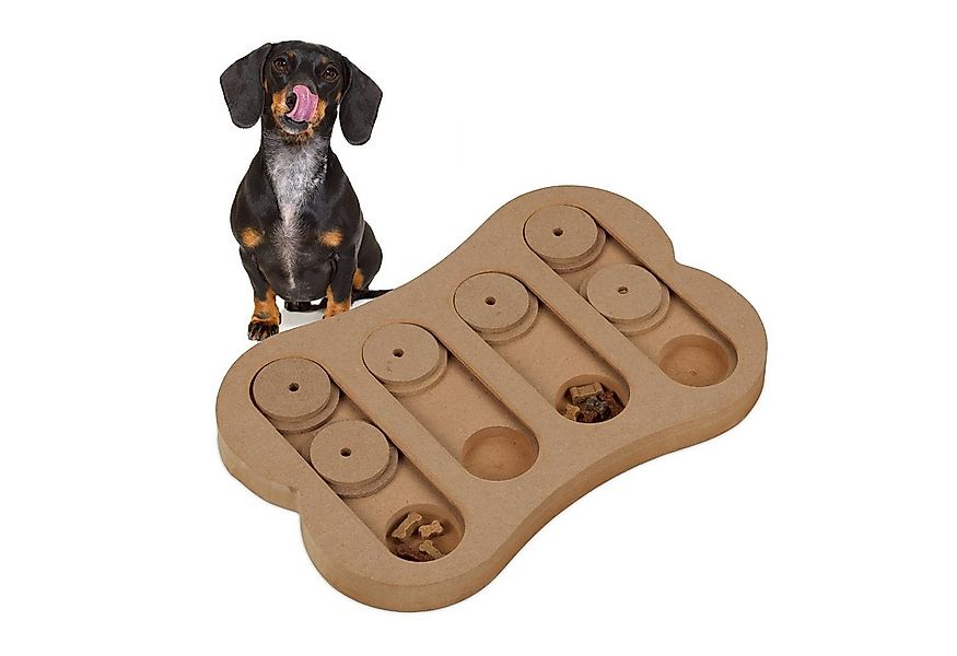 relaxdays Tier-Intelligenzspielzeug Intelligenzspielzeug für Hunde, Faserpl günstig online kaufen