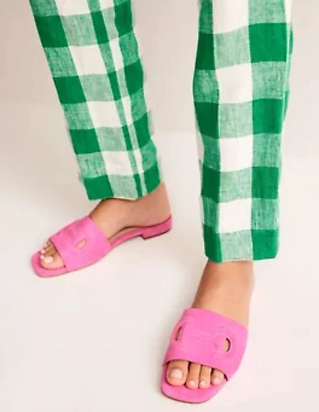 Pantoletten mit Cut-out-Trensendetail Damen Boden, Festivalrosa günstig online kaufen