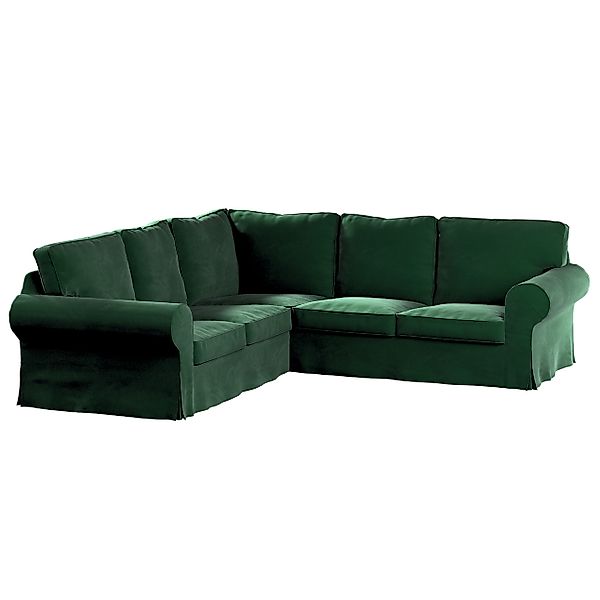 Bezug für Ektorp Ecksofa, grün, Sofahusse für Ektorp Ecksofa, Velvet (704-1 günstig online kaufen