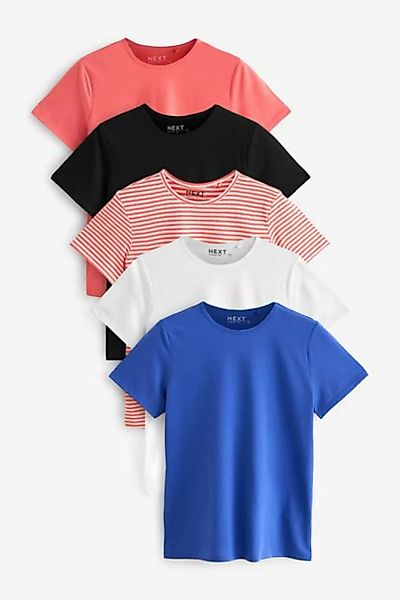 Next T-Shirt The Everyday Kurzarm-T-Shirts, 5er-Pack (5-tlg) günstig online kaufen