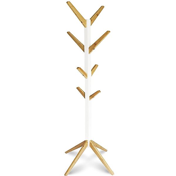 style home Garderobenständer Kleiderständer Holz Garderobe günstig online kaufen