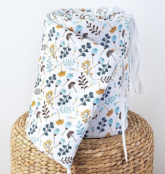 Loolay Bettnestchen PREMIERE! Blumenwiese BLAU Bettumrandung 420, 360, 210, günstig online kaufen