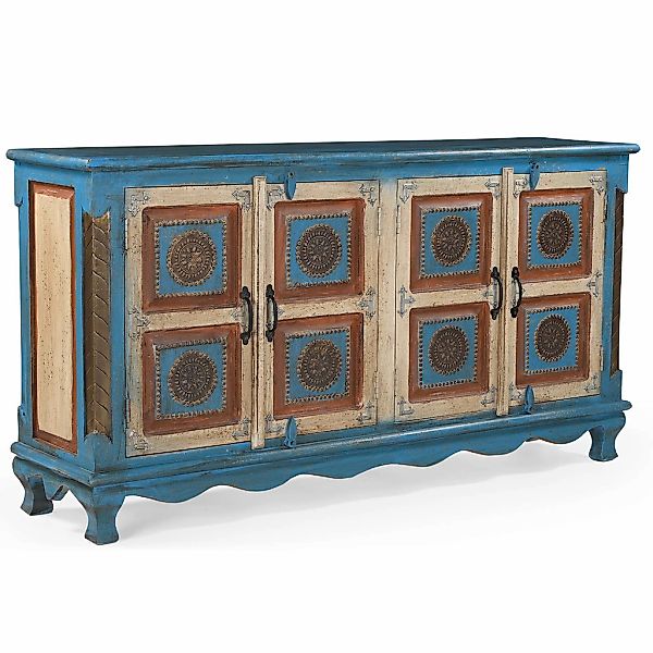 OTTO home Sideboard "Mahar" mit aufwendiger Schnitzerei, handgefertigt, Uni günstig online kaufen