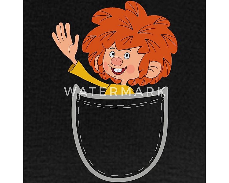 Spreadshirt T-Shirt Pumuckl Design Mit Fröhlich Winkendem Pumuckl Frauen Pr günstig online kaufen