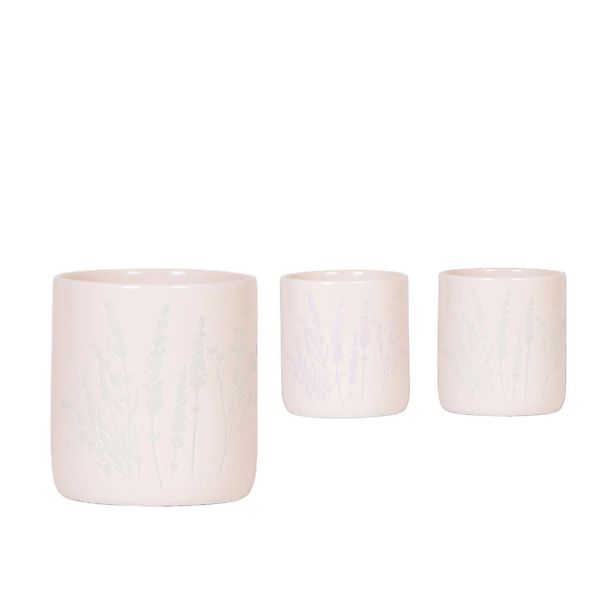 Keramik-Übertopf Floral Auswahl Topf-Ø ca. 9 cm günstig online kaufen