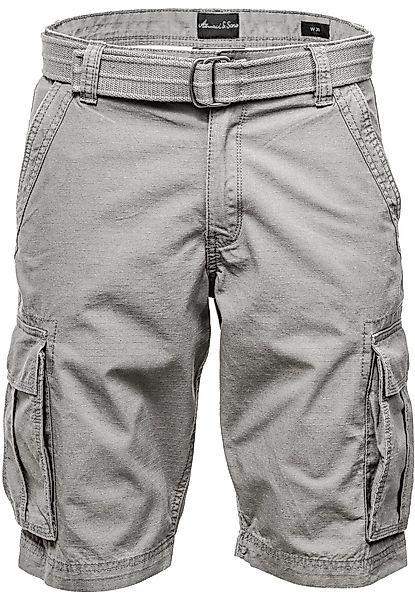 Amaci&Sons Cargoshorts MIDFIELD Chinoshort inkl. Gürtel günstig online kaufen