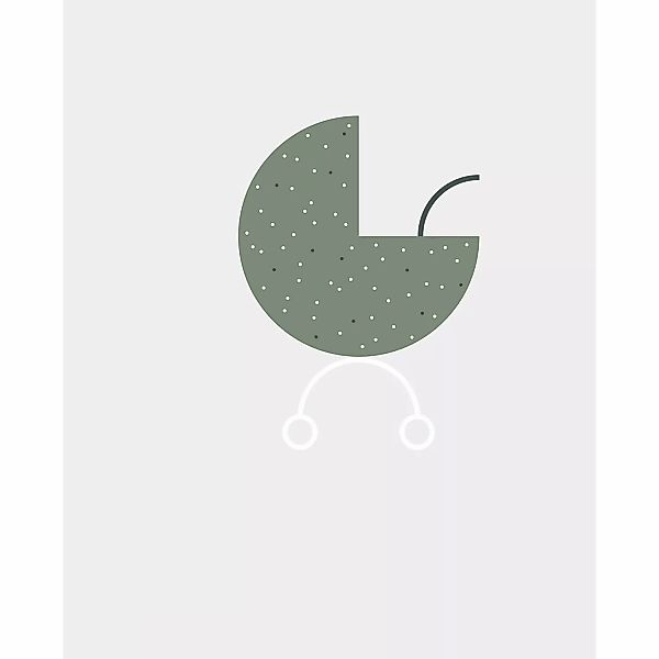 Komar Wandbild Baby Hello World 40 x 50 cm günstig online kaufen