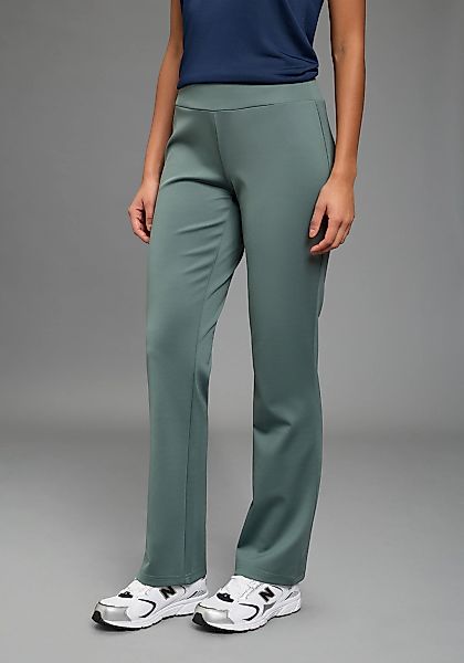 Laura Scott Jerseyhose "BOOTCUT" aus Polyester und Elasthan, unifarbene Opt günstig online kaufen