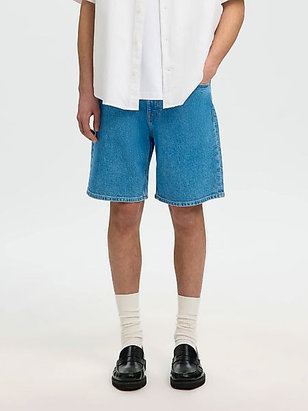 SELECTED Shorts "SLHREG ALEX L.BLUE 701 DENIM SHORTS NOOS" günstig online kaufen