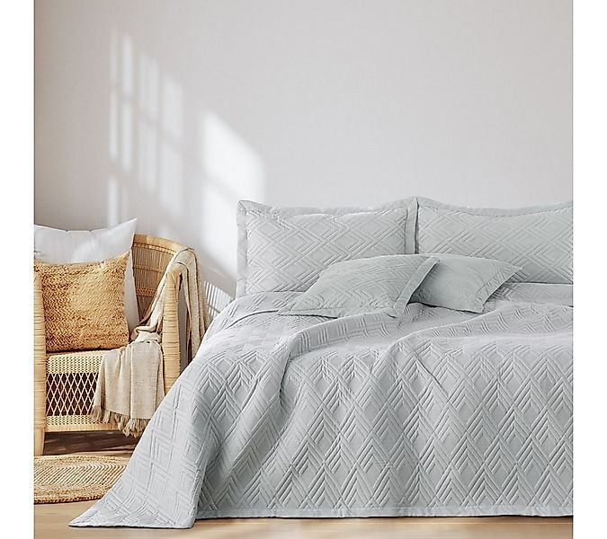 texpot Tagesdecke Bettüberwurf Steppung Raute zweiseitg günstig online kaufen