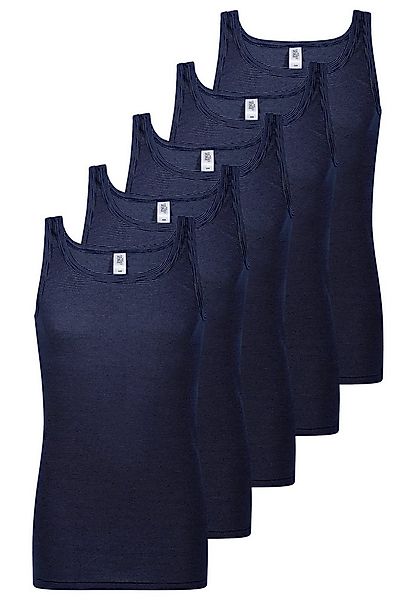 ESGE - Die Wäsche-Macher Unterhemd 5er Pack - Feinripp Ringel (Spar-Set, 5- günstig online kaufen