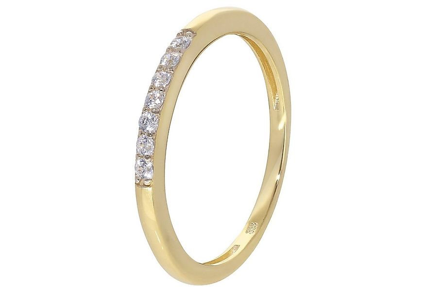 Glizz Goldring DamenGold 333/8K mit Zirkonias günstig online kaufen
