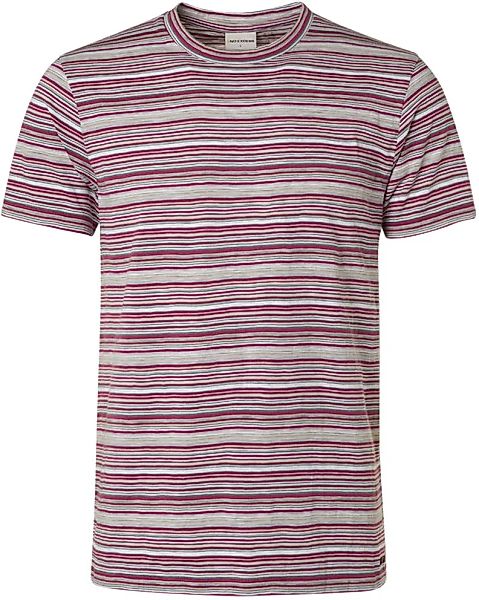 No Excess T-Shirt Streifen Rot - Größe 3XL günstig online kaufen
