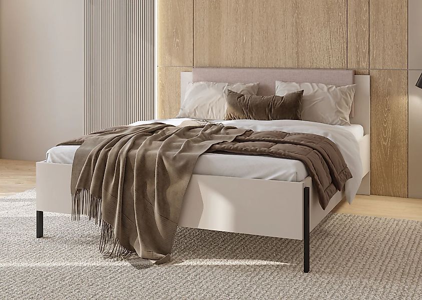 Home affaire Bettgestell "Jukon, moderner Bettrahmen", Doppel/Einzelbett in günstig online kaufen