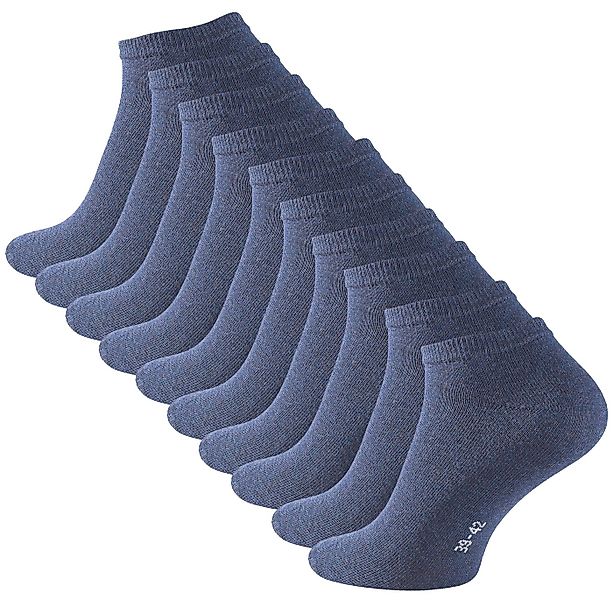 Cotton Prime® Sneakersocken (10-Paar) in angenehmer Baumwollqualität günstig online kaufen