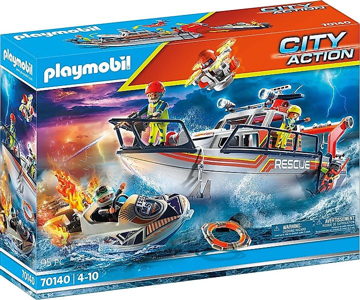 Playmobil® PLAYMOBIL 70140 Seenot: Löscheinsatz mit günstig online kaufen