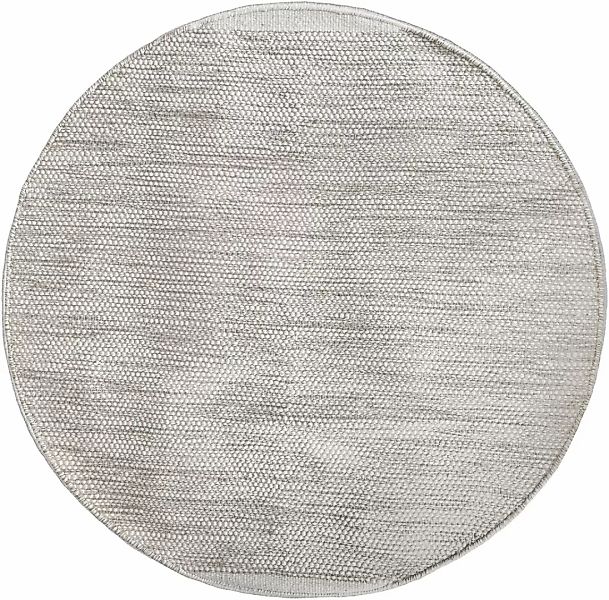 my home Wollteppich »Wolltraum Pur«, rund, 10 mm Höhe, Wendeteppich, handge günstig online kaufen