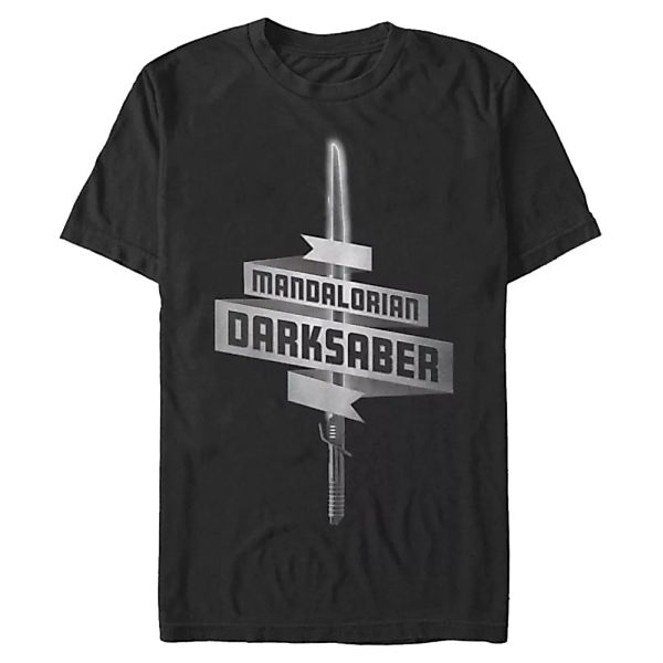 Star Wars - The Mandalorian - Lichtschwert Darksaber - Männer T-Shirt günstig online kaufen