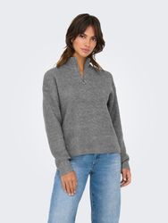 ONLY Strickpullover ONLTOKYO SOLID L/S ZIP günstig online kaufen
