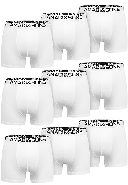 Amaci&Sons Boxershorts LARY 9er Pack Boxershorts (9er-Pack) Herren Baumwoll günstig online kaufen