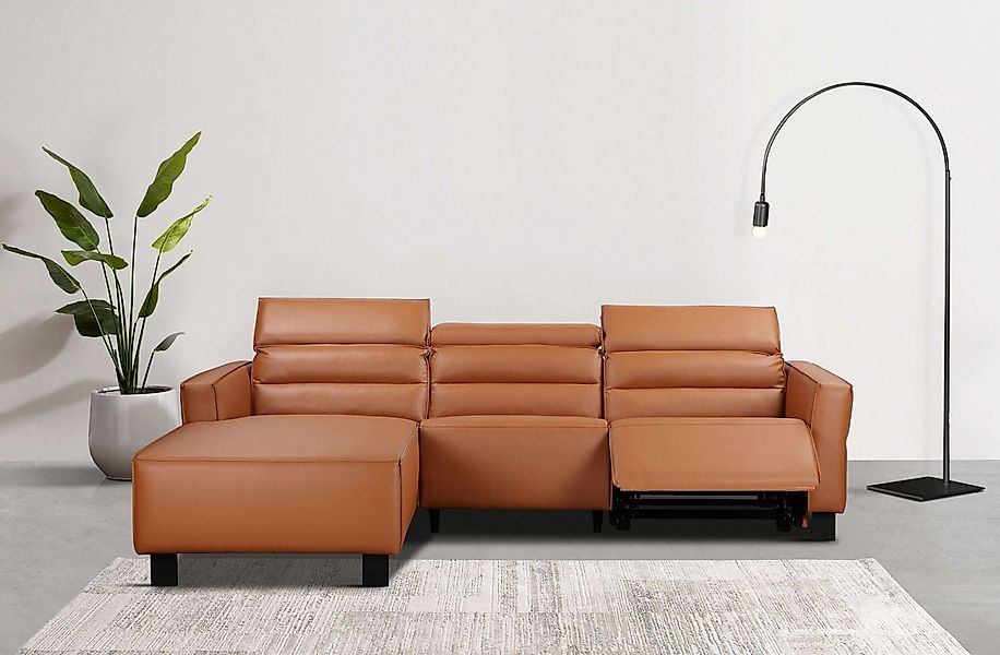 Places of Style Ecksofa Carpari, L-Form, 263 cm, manuelle o. elektrische Re günstig online kaufen