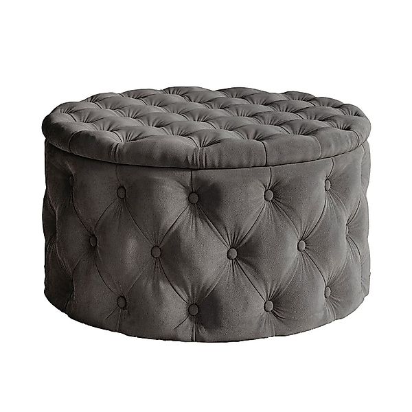 Lookway Hocker CHESTERFIELD runder gesteppter mit günstig online kaufen
