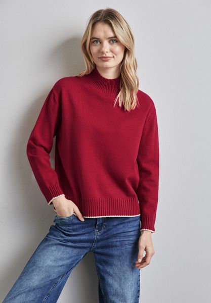 STREET ONE Strickpullover mit Stehkragen günstig online kaufen
