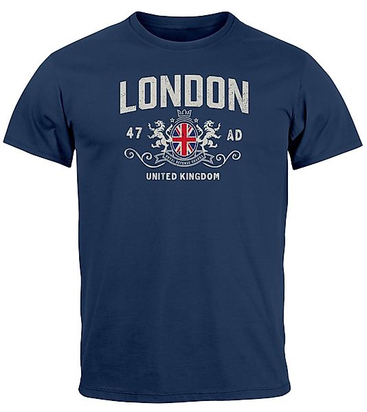 Neverless Print-Shirt Herren T-Shirt London United günstig online kaufen