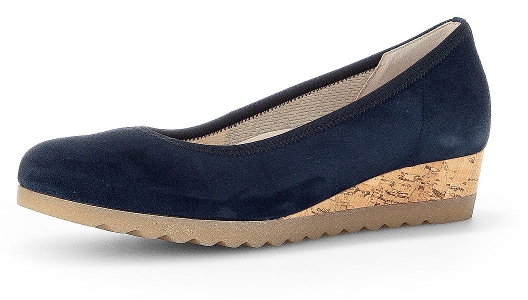 Gabor GENUA Keilpumps, Schlupfschuh, Keilabsatz, Halbschuh, günstig online kaufen