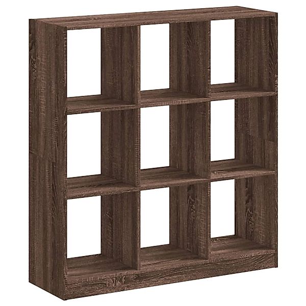 VidaXL Bücherregal Braun Eichen-Optik 102x32x108 cm Holzwerkstoff günstig online kaufen