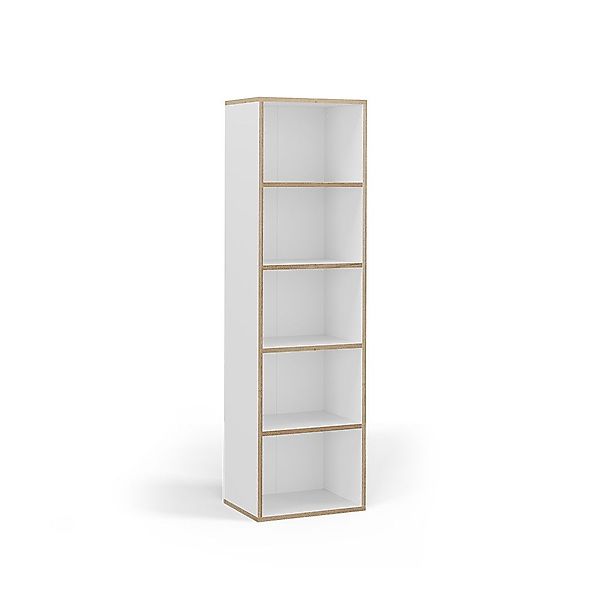 Vicco Bücherregal Tetrix, Weiß/Nordik, 40 x günstig online kaufen
