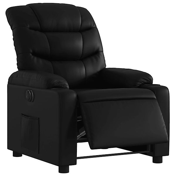 vidaXL Sessel Relaxsessel Elektrisch Schwarz Kunstleder günstig online kaufen