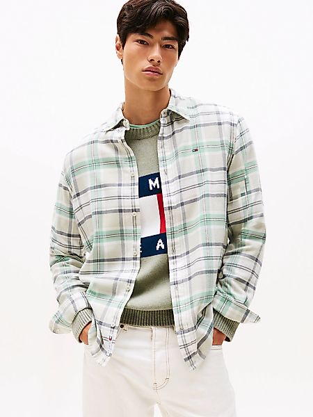 Tommy Jeans Flanellhemd "TJM REG FLANNEL CHECK SHIRT EXT", kariert, regular günstig online kaufen
