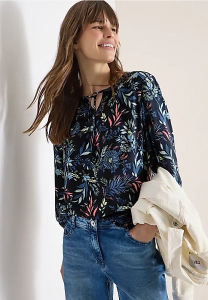 3/4-Arm Bluse mit floralem Muster günstig online kaufen