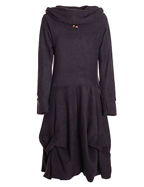 Vishes Ballonkleid Warmes Fleece Kleid mit Daumenlöchern und verstellbarem günstig online kaufen