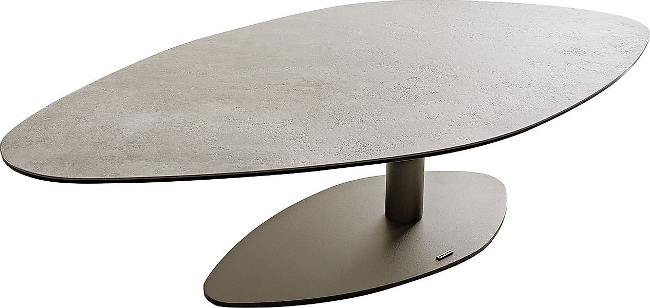DELIFE Couchtisch Vibana, Keramik Aspetto Concreto Betonfarbig 140x80 cm Ge günstig online kaufen