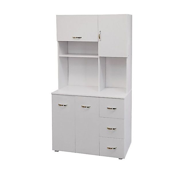 HTI-Living Hochschrank Küchenschrank Weiß Blanca (Stück, günstig online kaufen