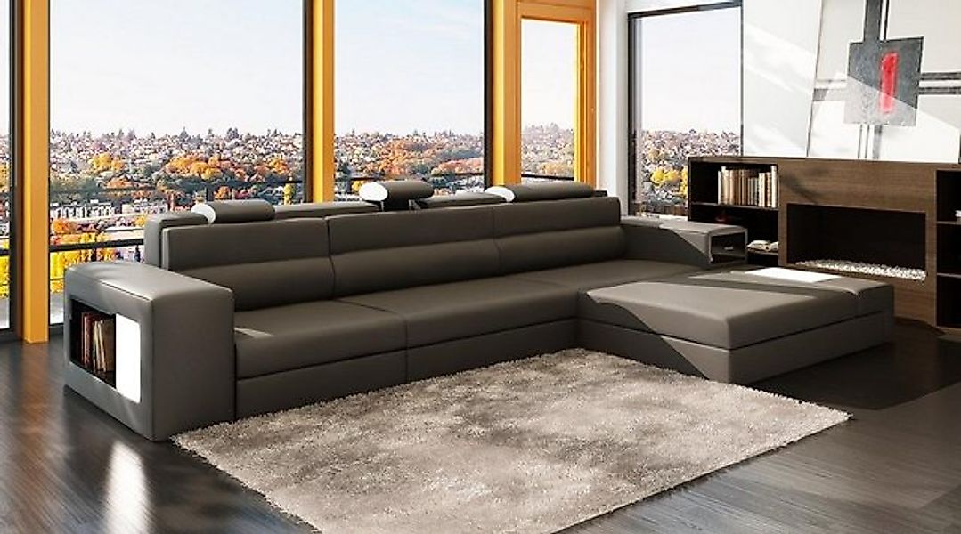 JVmoebel Ecksofa Designer graue L-Form Couch luxus Sofa modernes Design Neu günstig online kaufen