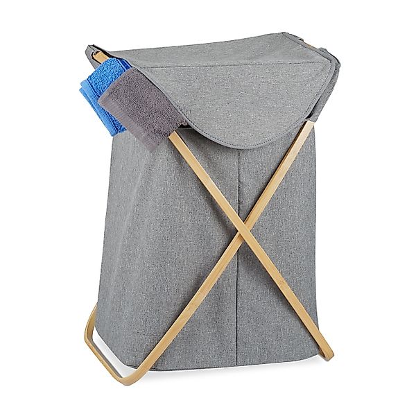 relaxdays Wäschekorb 58 Liter klappbar günstig online kaufen