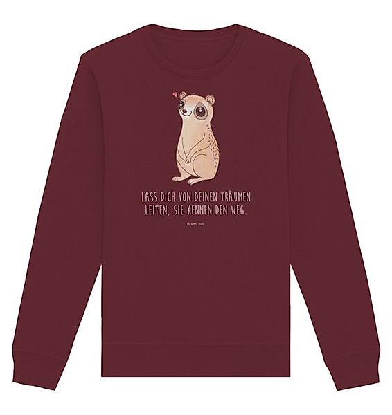 Mr. & Mrs. Panda Longpullover Größe XXL Plumplori Glücklich - Burgundy - Ge günstig online kaufen