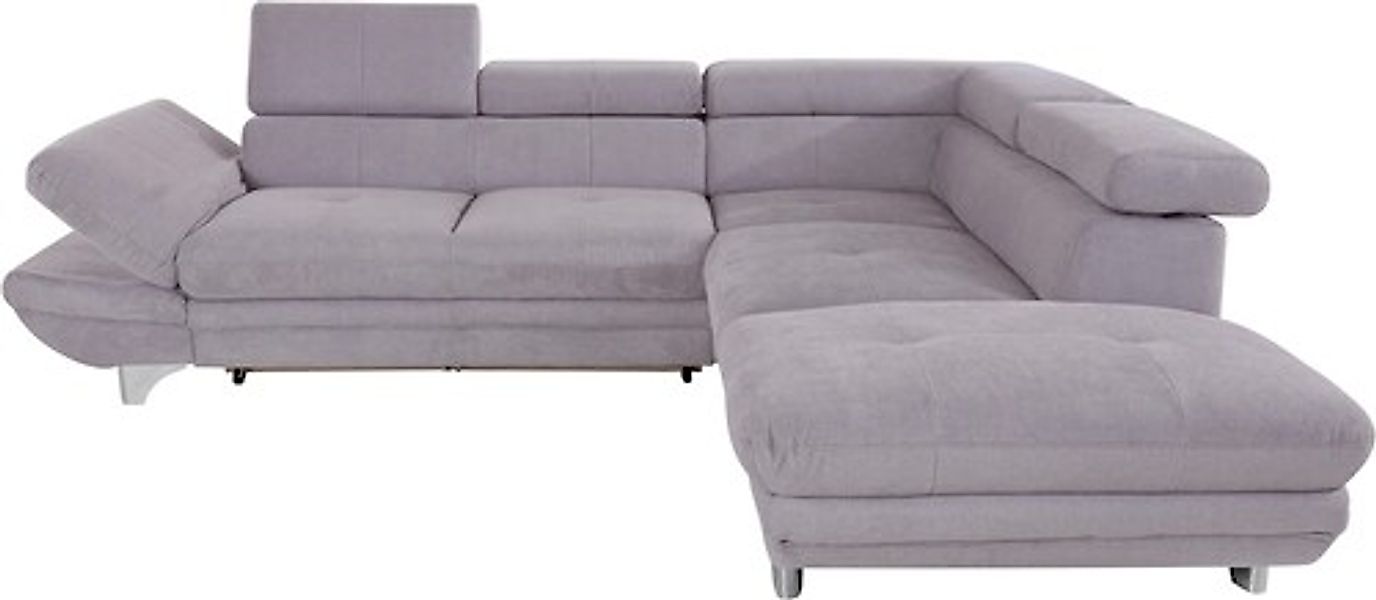 COTTA Ecksofa »Enterprise L-Form« mit Arm- & Kopfteilverstellung, wahlweise günstig online kaufen